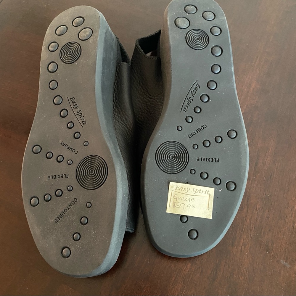 Clarks Cloudsteppers Black Leather Sandals‎ - Picture 4 of 4